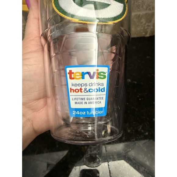 2 Green Bay Packers Super Bowl Champs NFL New Tervis Tumbler 24oz Cups With Lids - Picture 3 of 3